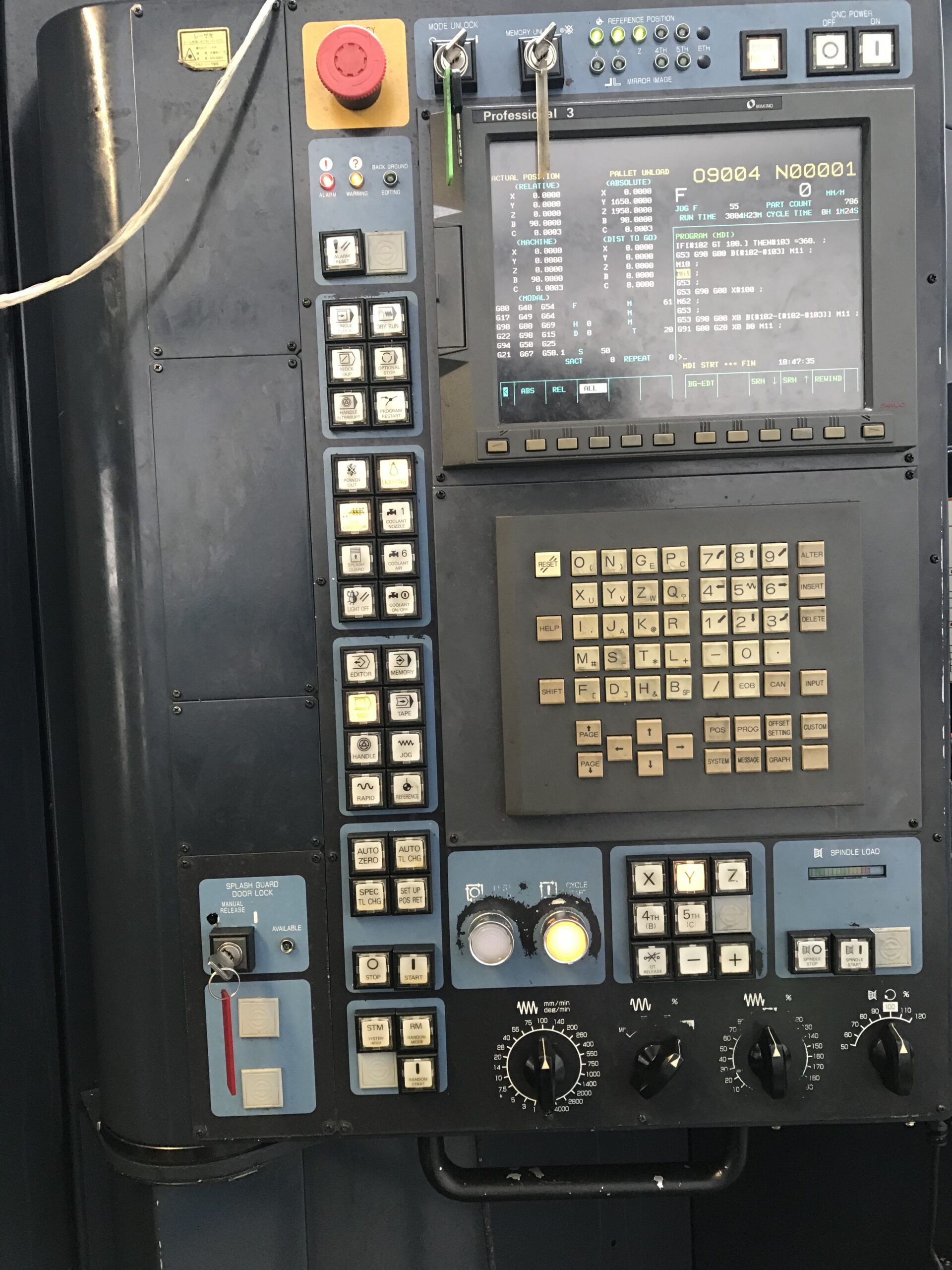 SOLD - 2005 MAKINO MCD-2016 Horizontal Machining Centre - Image 5