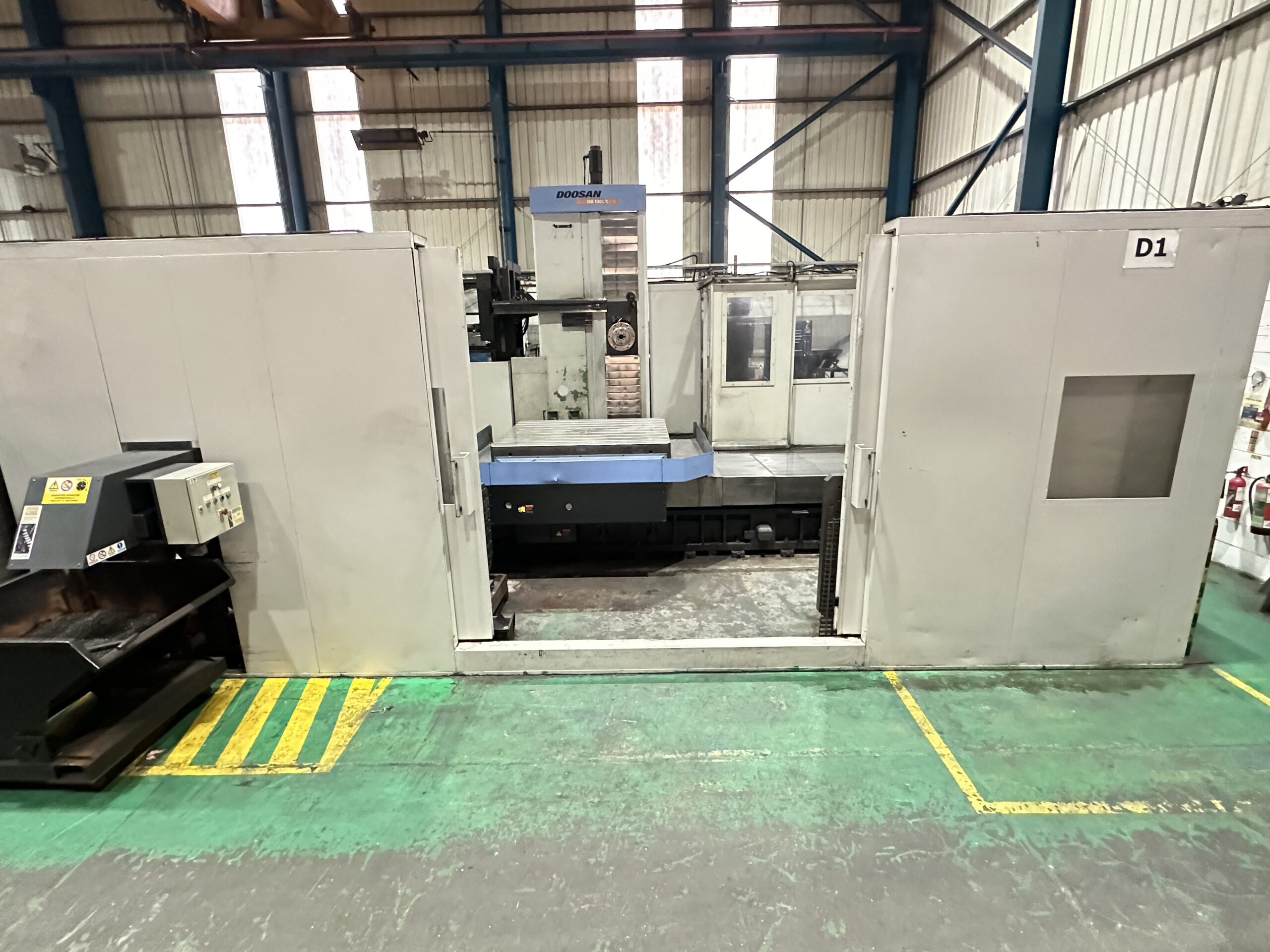 SOLD 2008 Doosan DB-130CX Table Type CNC Horizontal Boring Machine - Image 2