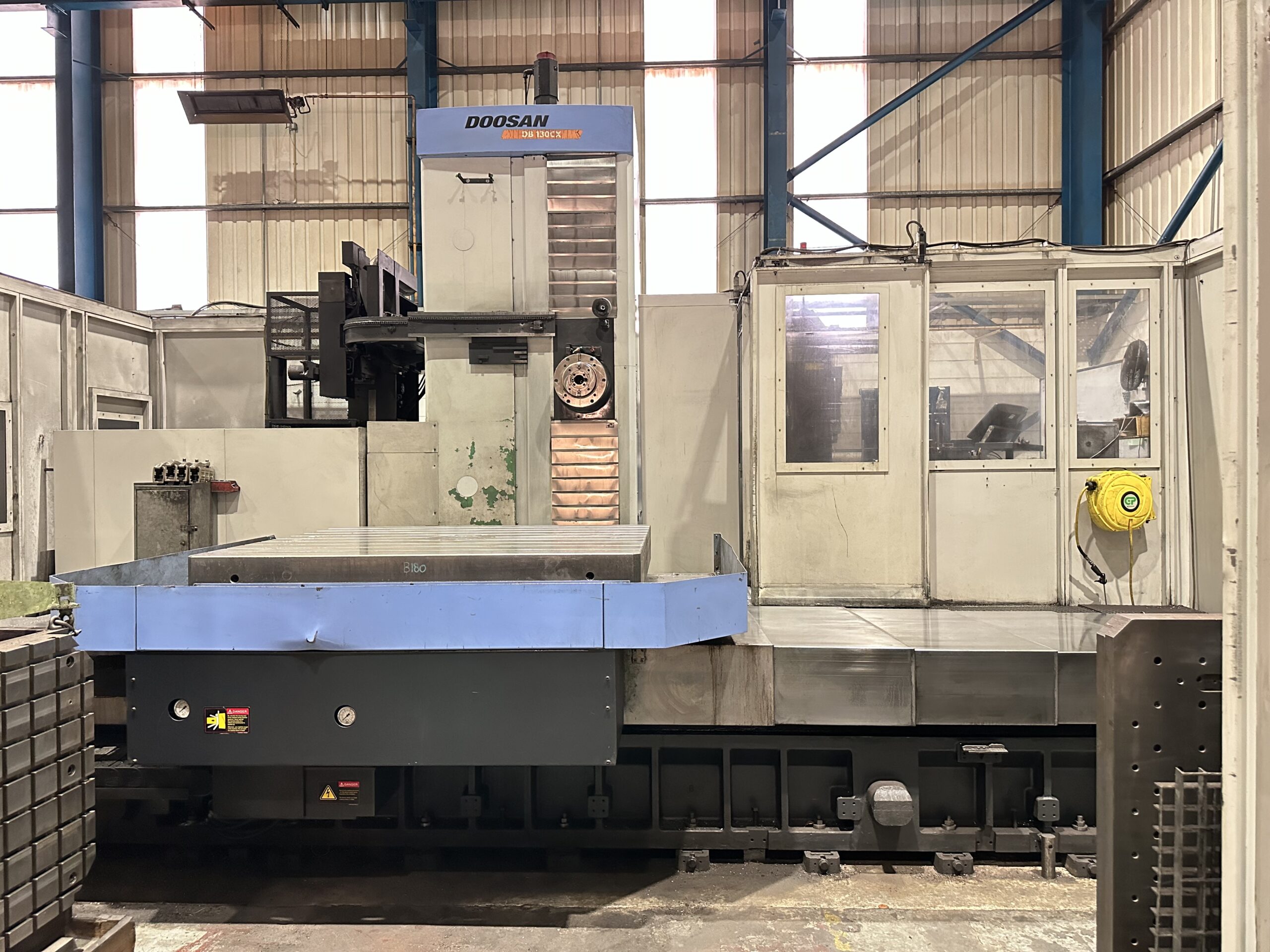 SOLD 2008 Doosan DB-130CX Table Type CNC Horizontal Boring Machine - Image 3