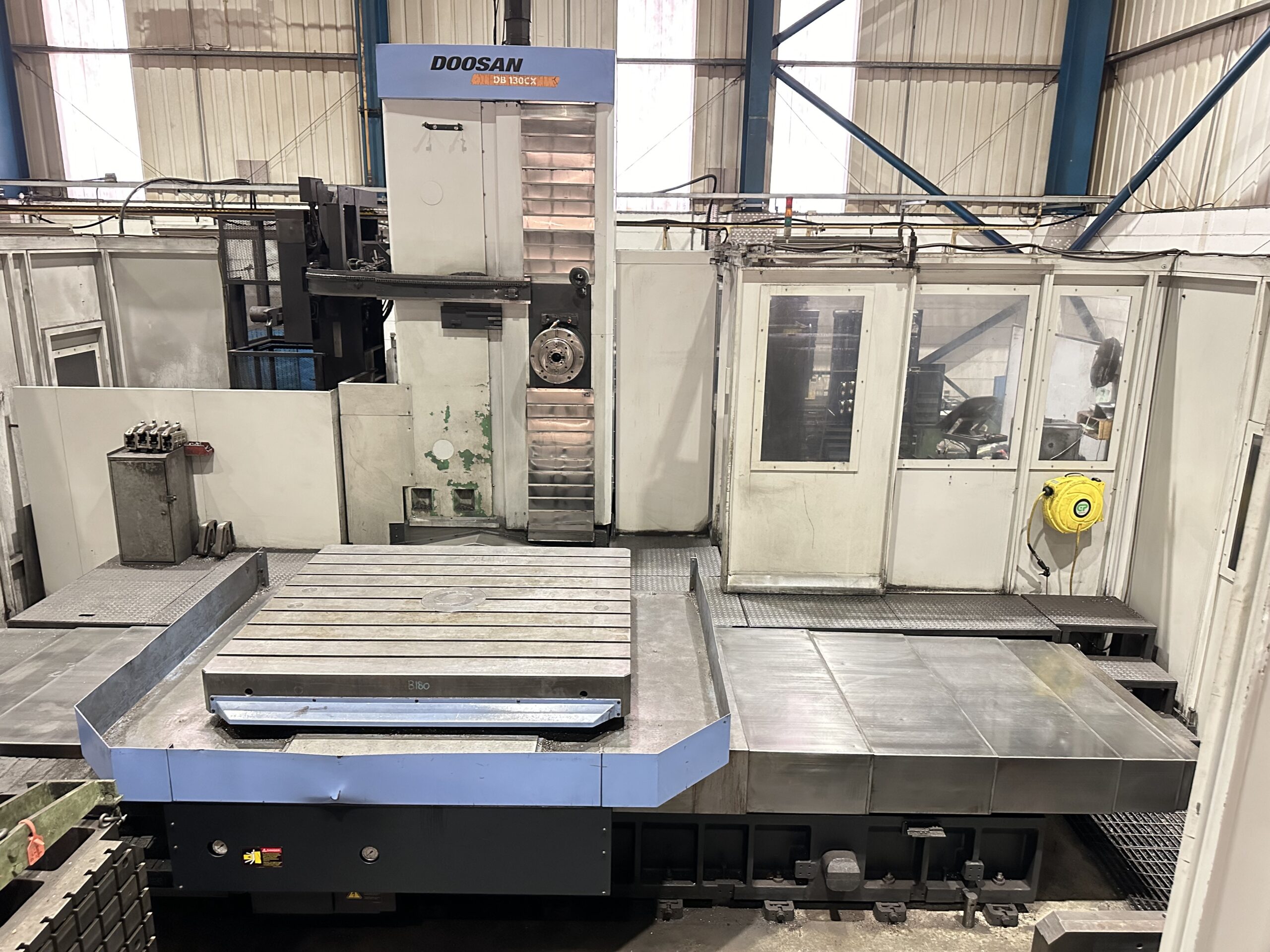 SOLD 2008 Doosan DB-130CX Table Type CNC Horizontal Boring Machine - Image 4