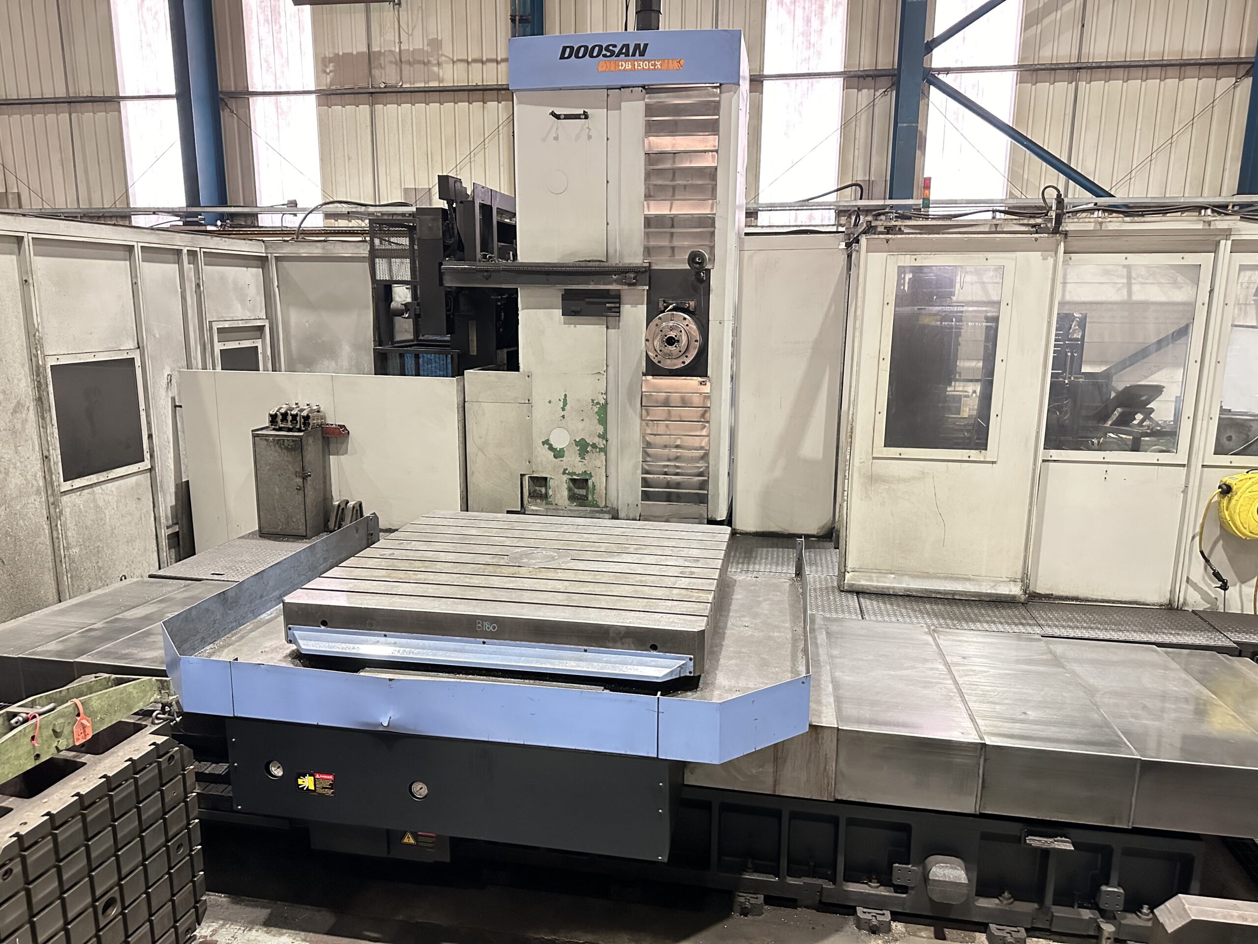 SOLD 2008 Doosan DB-130CX Table Type CNC Horizontal Boring Machine