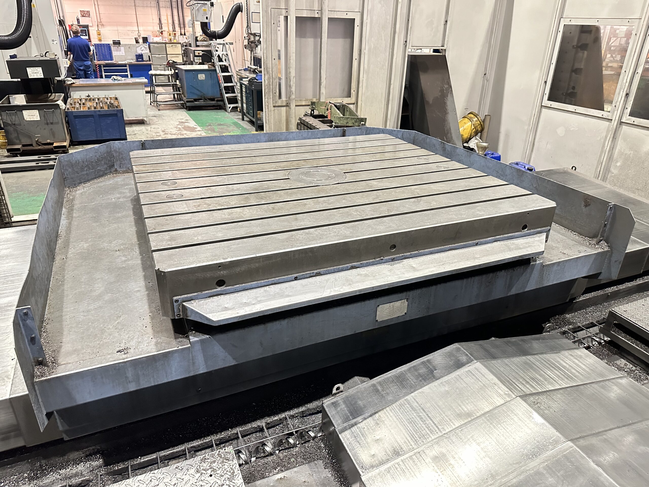 SOLD 2008 Doosan DB-130CX Table Type CNC Horizontal Boring Machine - Image 9