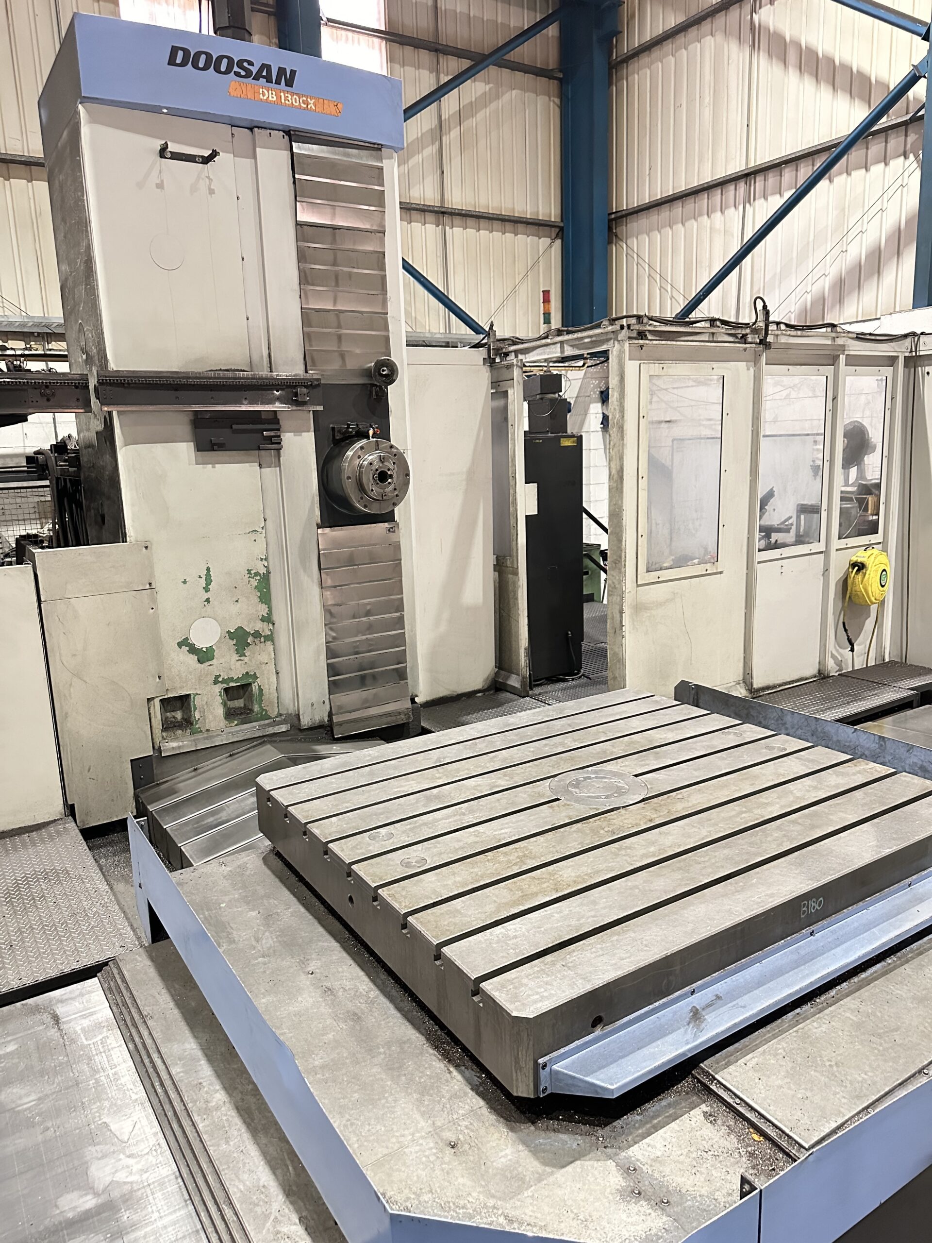 SOLD 2008 Doosan DB-130CX Table Type CNC Horizontal Boring Machine - Image 8