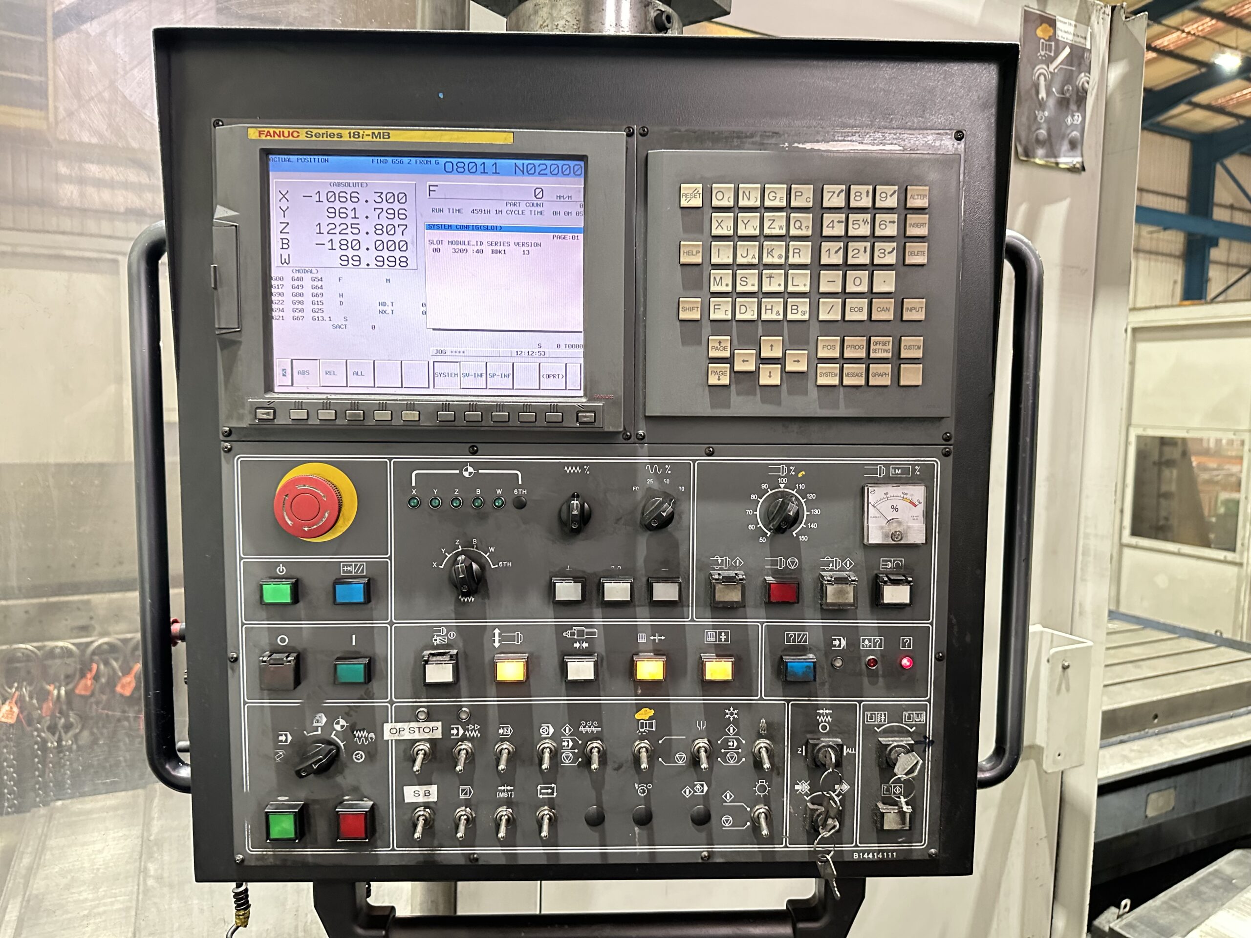 SOLD 2008 Doosan DB-130CX Table Type CNC Horizontal Boring Machine - Image 16
