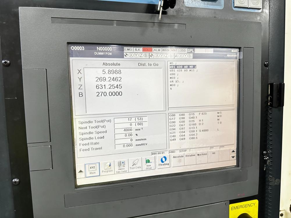SOLD - 2007 Makino A71 CNC Horizontal Machining Centre - Image 6